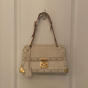 Louis Vuitton Le Talentueux Shoulder Suhali Off White Goat Skin Leather Satchel